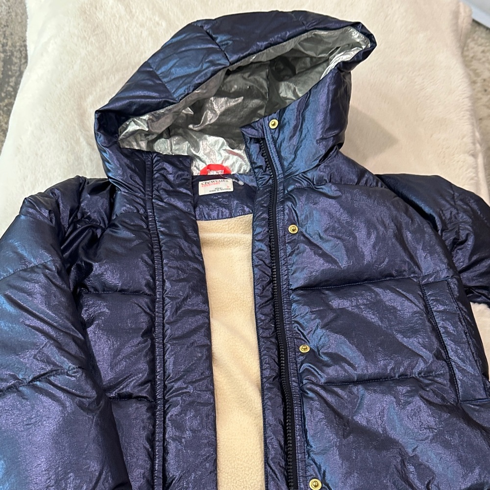 Crewcuts Navy Blue Kids Puffer Jacket